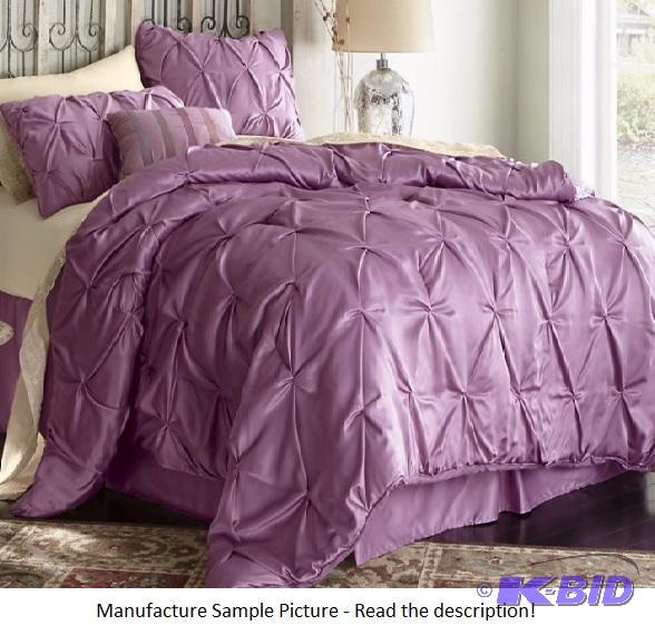 Pink&nbspPintuck Comforter Set - Full - Uniq...