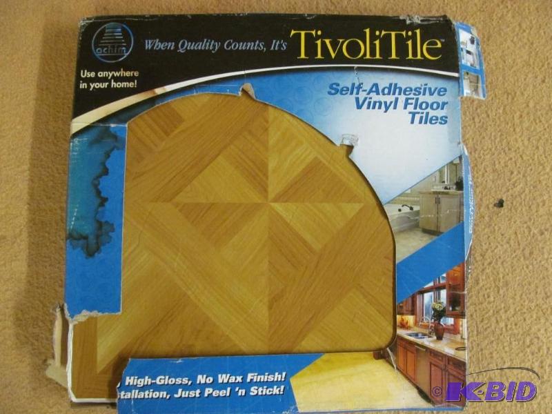 Vinyl floor tiles