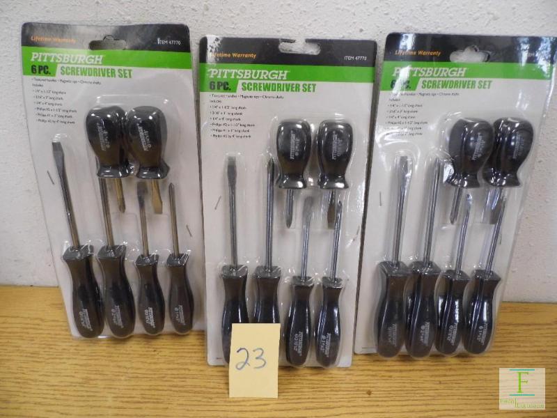 3 Sets of New Screwdrivers
