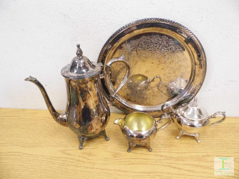 Rogers Silversmiths Coffee Set