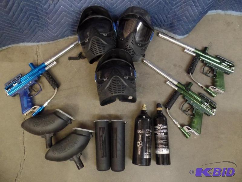 Paintball Equipment for 3