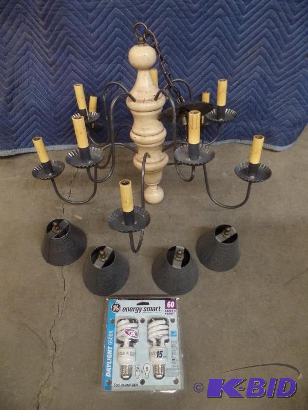 Wood Candelabra