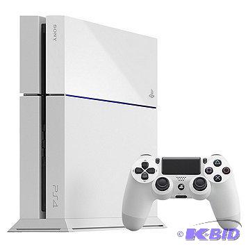 lot 1 image: New 500GB Glacier White PS4 Console MSRP ...
