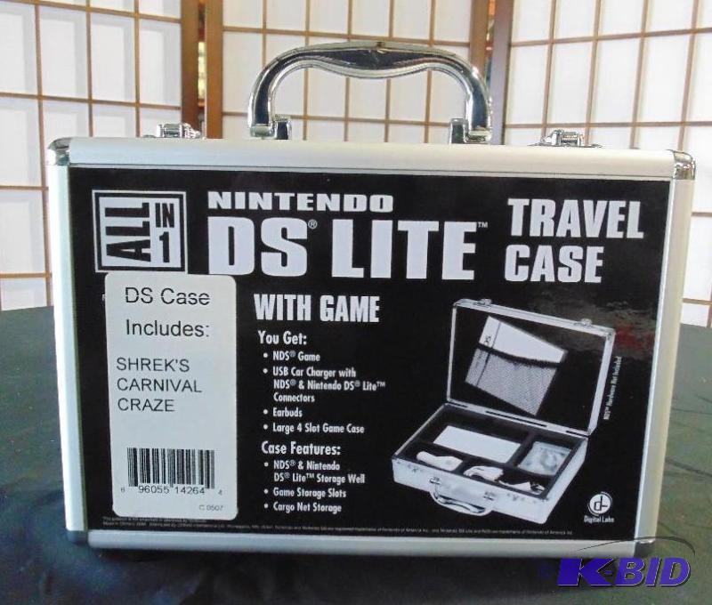 lot 24 image: New Nintendo DS Lite Case&nbspwith Shrek Car...
