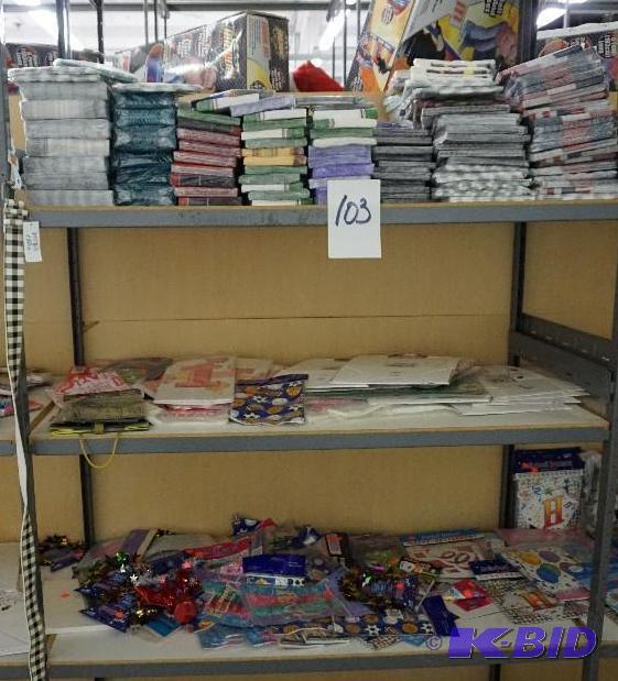 lot 103 image: 1 Lot of Paper Products and Decorative Access...