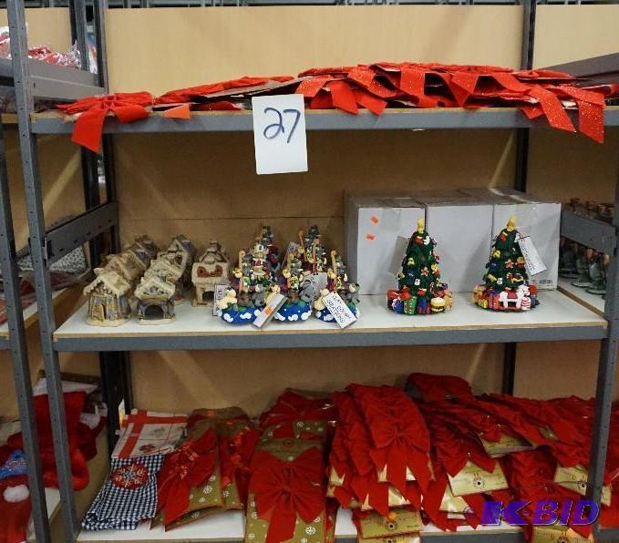 lot 27 image: 1 Lot of Assorted Christmas Accessories and D...
