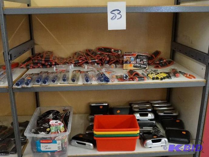 lot 53 image: Lot of Assorted Tools and Hardware In New Con...