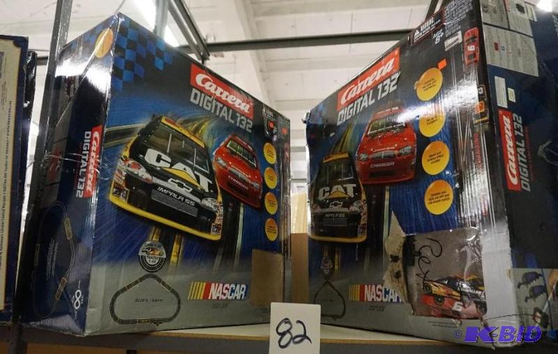 lot 82 image: 1 Lot Consisting of 2 NASCAR Race Car Sets Wo...