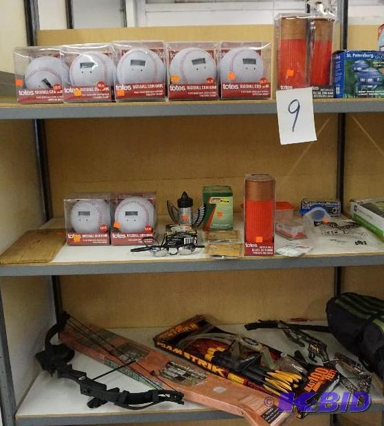 lot 9 image: 1 Lot of Digital Coin Banks, Archery and Asso...