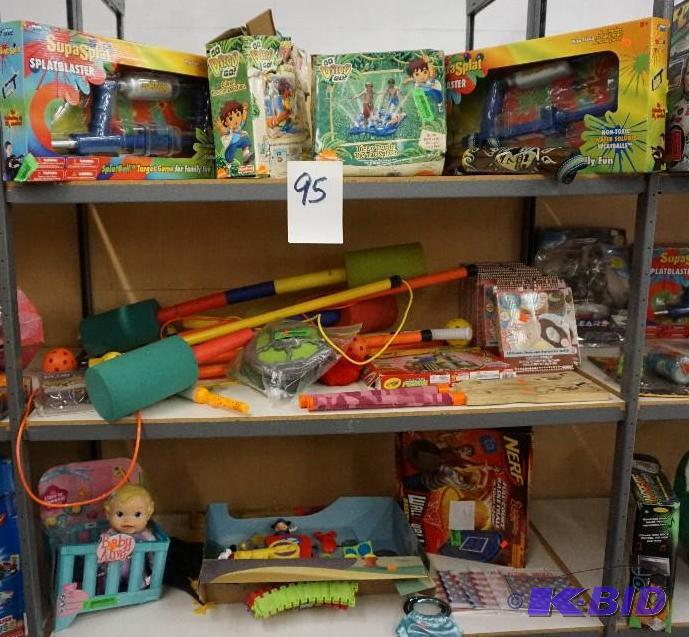 lot 95 image: 1 Lot of Assorted Toys and Games...