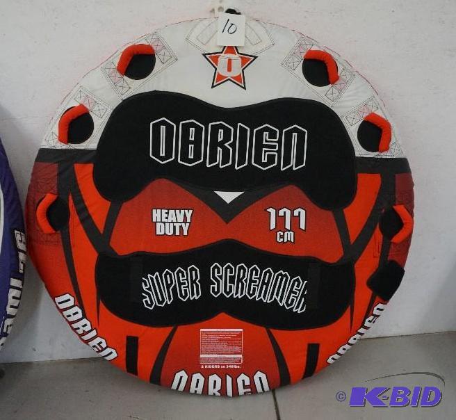 lot 10 image: OBrien Brand HD Super Screamer 2 Person Towa...
