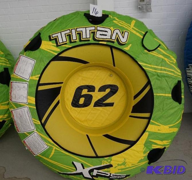 lot 16 image: XPS Titan 62 - 2 Person Towable Water Sports ...