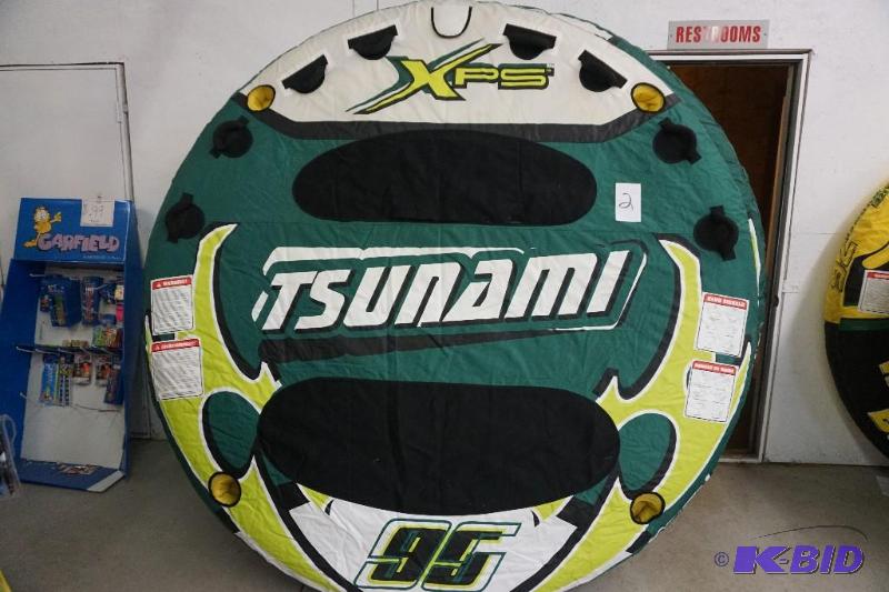 lot 2 image: XPS Tsunami 95 3 Person Towable Water Sports...