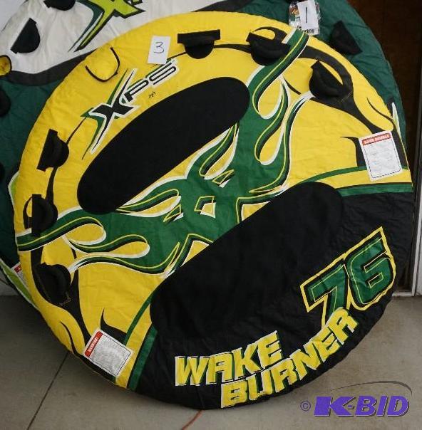 lot 3 image: XPS Wake Burner 76 Towable Water Sports Tube ...