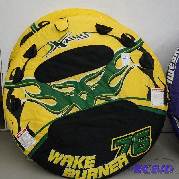 lot 4 image: XPS Wake Burner 76 Towable Water Sports Tube ...