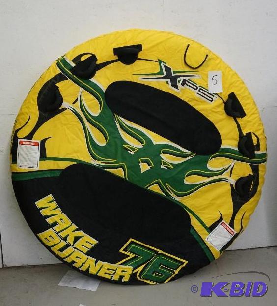 lot 5 image: XPS Wake Burner 76 Towable Water Sports Tube ...
