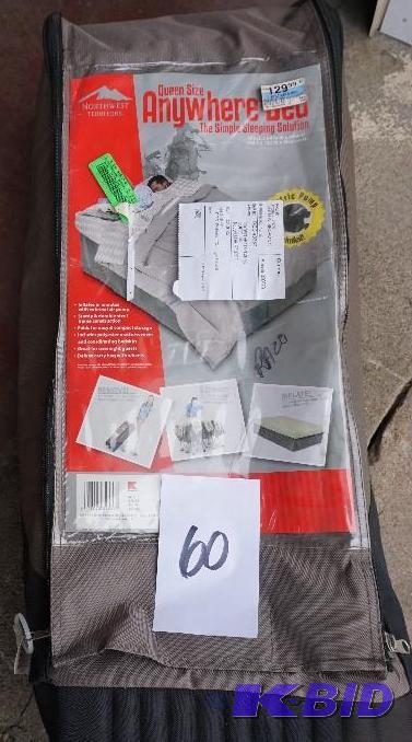 lot 60 image: North West Territories Queen Size Any Where B...