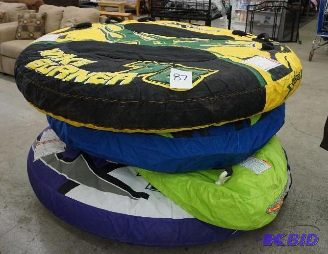 lot 87 image: 1 &nbspLot of 4 Towable Water Sports Tubes I...