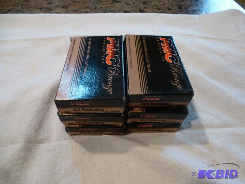 Remington PMC .223 ammo Bronze PMC 55 grain ...