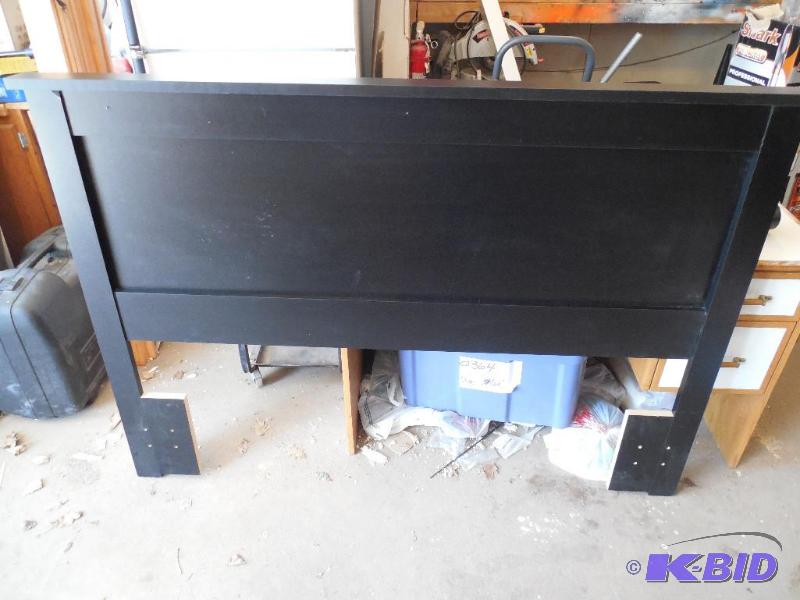 South Shore Vito Headboard - Pure Black - FullQueen