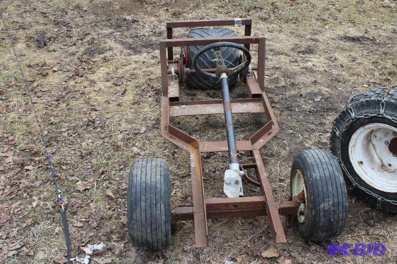 lot 14 image: Home Made 3 Wheeler Frame