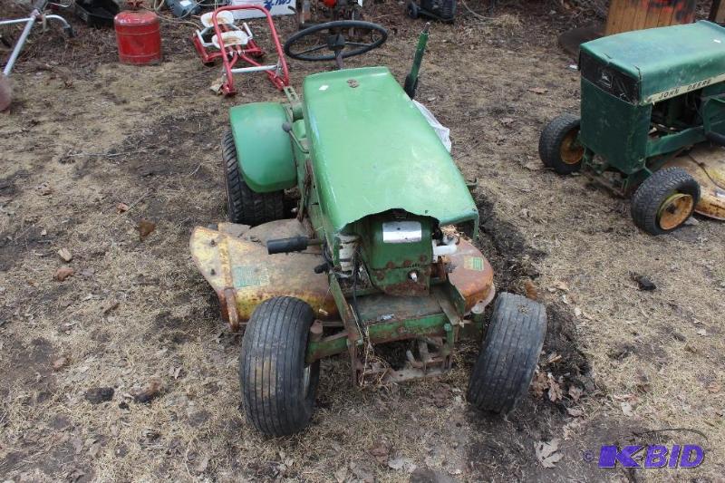 lot 2 image: John Deere Model 60 Riding Lawn Mower