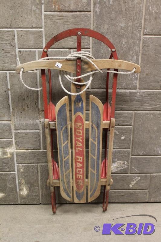 lot 38 image: Vintage Royal Racer Sled ...