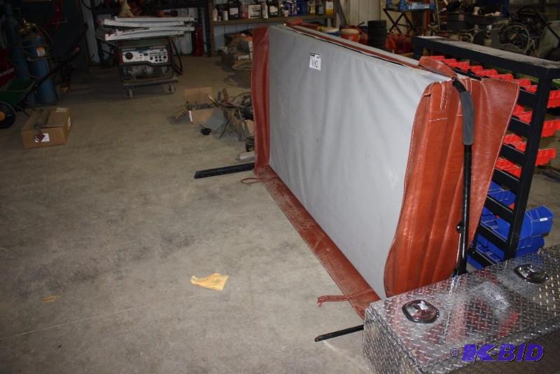 Folding Hot Tub Cover Brown Top 86 x 77.