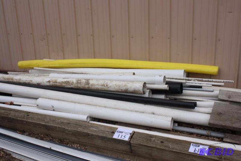 Lot of PVC PipeTubes WhiteBlack.
