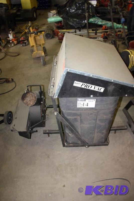 Protero Pro Vac PV230 Bagger Attachment Needs Mounting Bracket.