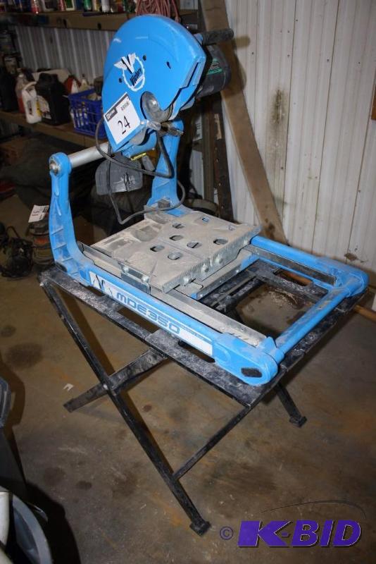 Victory Diamond Vantage MDE350 Diamond Blade Saw wStand BlueBlack.