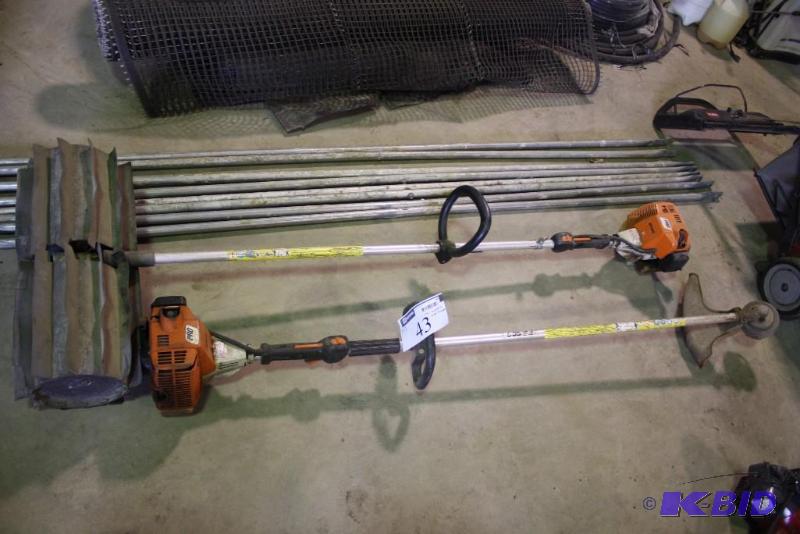 Lot of (2) Stihl Trimmer, Model KW85 Stihl Sweeper, Model FS80R.
