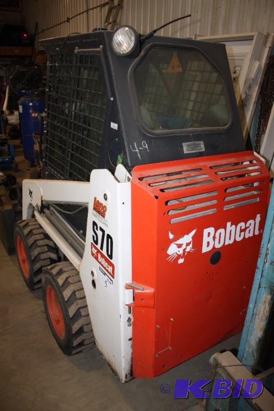Bobcat S70 w/Scoop Attachment; 424.1 Hours; Dual Steering. Jordan