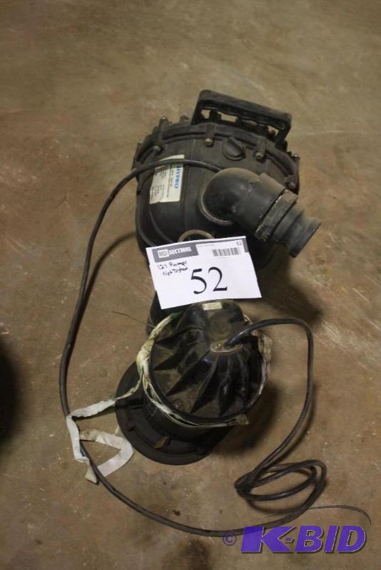 Lot of (2) Sump Pump Hypro Model 1542P-3SP Gas Engine Driven Self-Priming Centrifugal Pump.