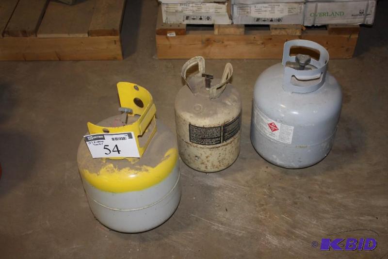 Lot of (3) Propane Tanks.