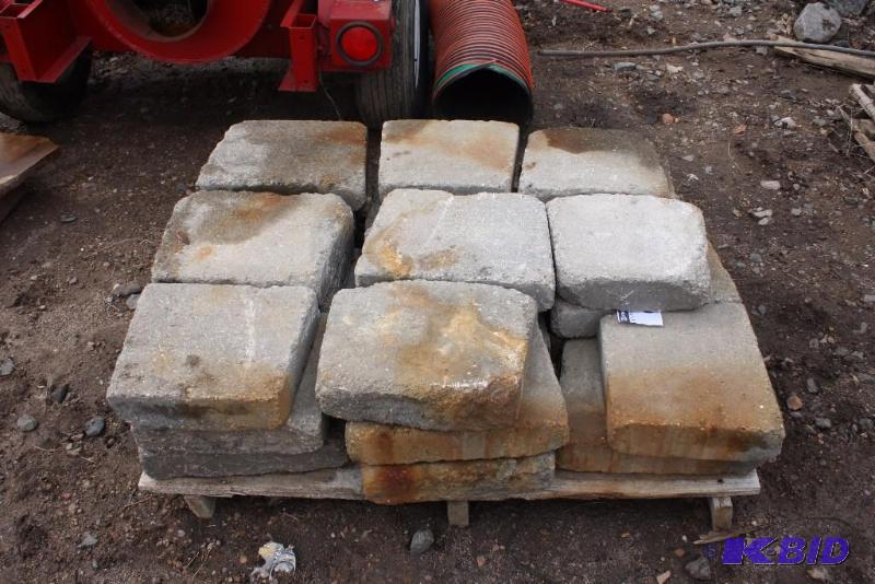 Lot of (26) ConcreteStone Squares For Landscaping Purposes, 12 x 14.
