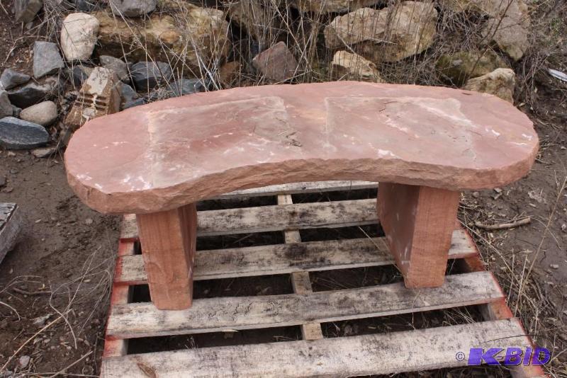Stone Bench for Exterior Use 52 x 23 x 19.