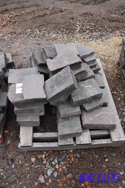 Lot of (40) Decorative ConcreteStone Squares For Landscaping Purposes, 15 x 8.5.
