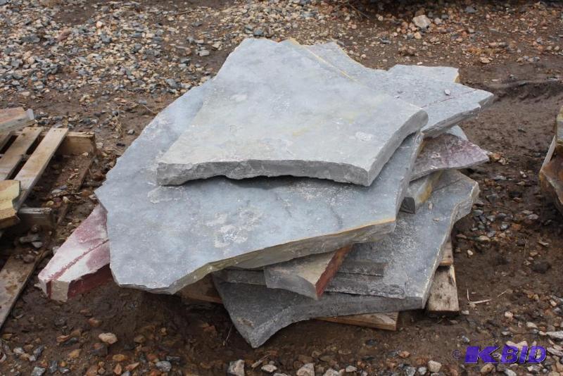 Lot of (8) Miscellaneous Sized & Shaped Flat Stone.