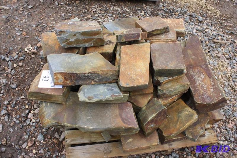 Lot of (60) Decorative ConcreteStone Squares For Landscaping Purposes.