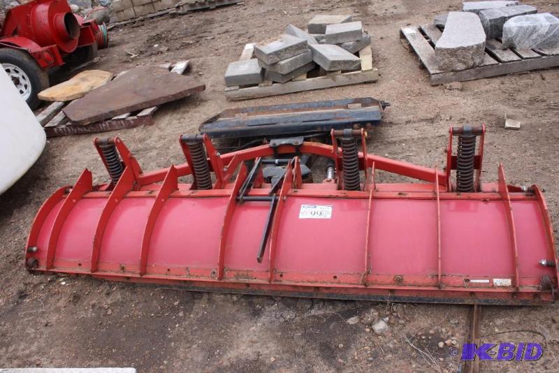 8 Snow Plow Hydraulics Need Work Broken Brackets To Keep Plow Up.