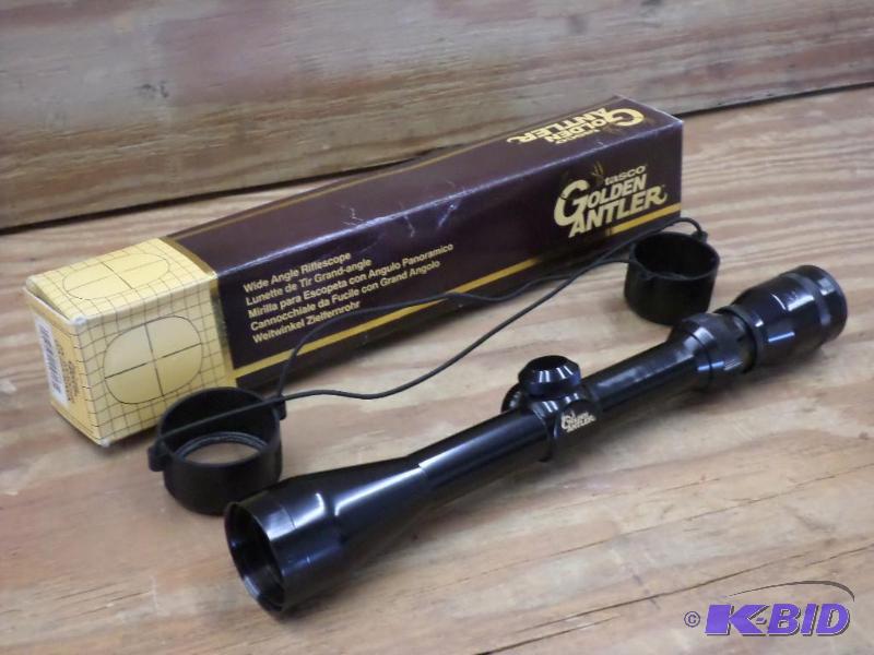 New Tasco Golder Antler 3x9-40mm Rifle Scope...