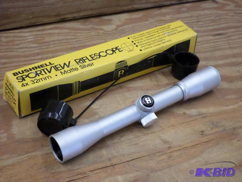 New Bushnell Sportview 4x32mm Matte Silver Ri...