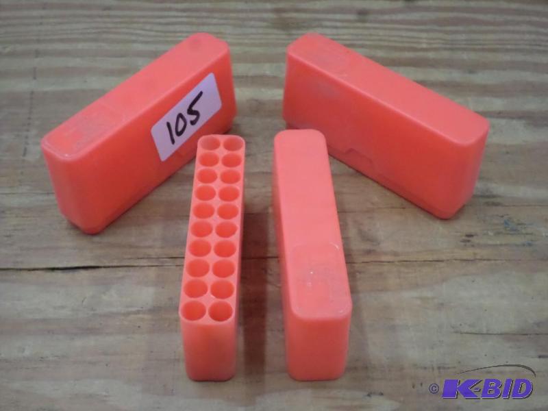 (3) 20-Round Rifle Shell Cases...