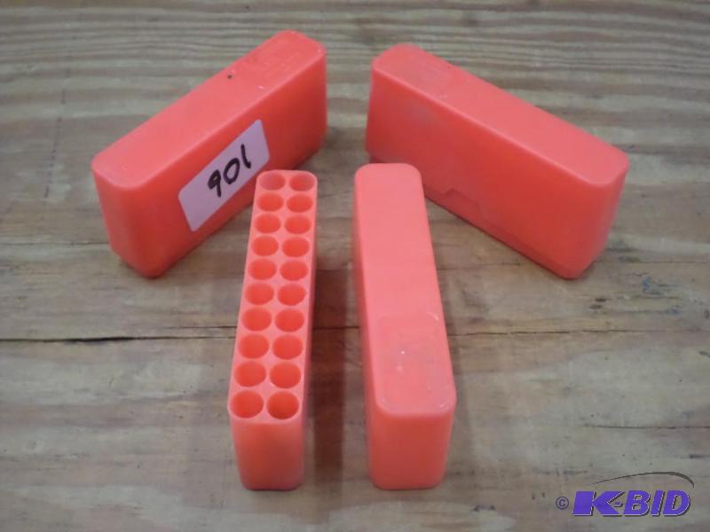 (3) 20-Round Rifle Shell Cases...