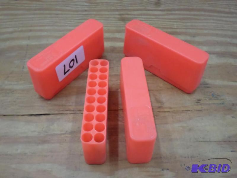 (3) 20-Round Rifle Shell Cases...