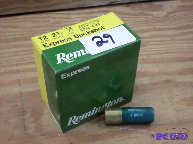 (25) Rounds Remington Express 12-Gauge 2.75&q...