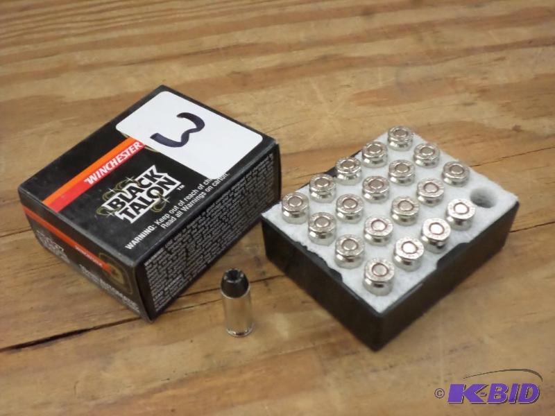 (20) Rounds Winchester Black Talon 10mm Autom...