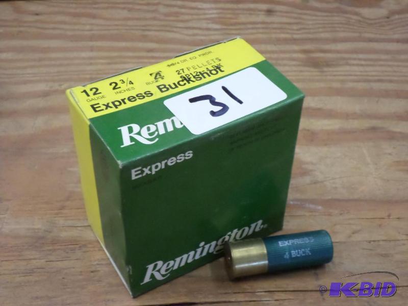(25) Rounds Remington Express 12-Gauge 2.75&q...