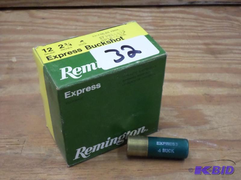 (25) Rounds Remington Express 12-Gauge 2.75&q...